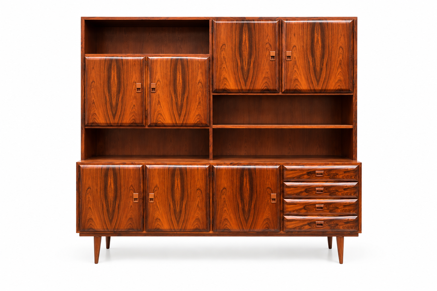 Librería aparador danés by H.P. Hansen para Hasa España 1960’s