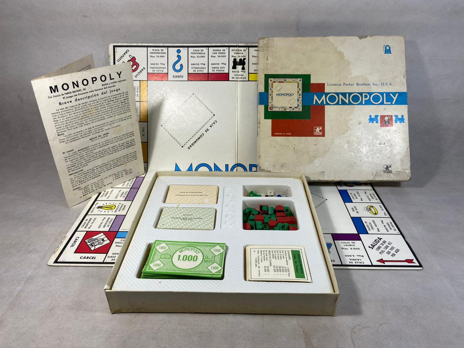 Monopoly By Parker Brothers INC 1954-1961, copyright 1935-1961