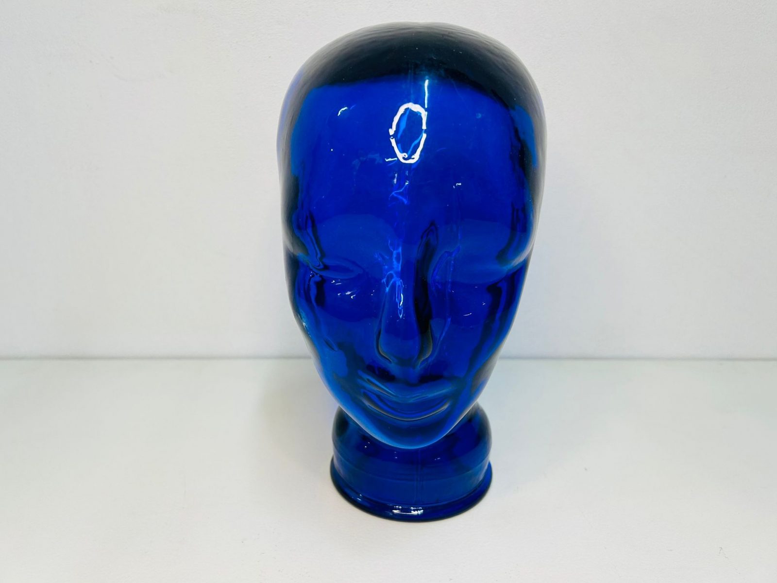 Sombrerero Maninquie en Cobalt Glass 1960’s 32 cm