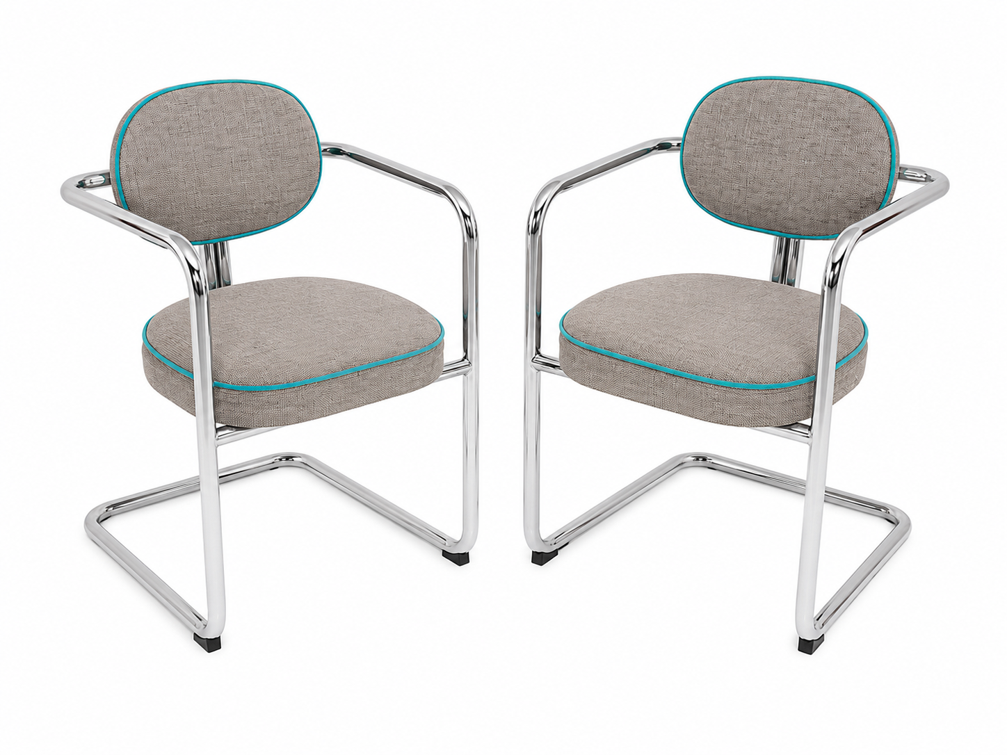 Pareja de butacas tubulares Bauhaus 1960’s