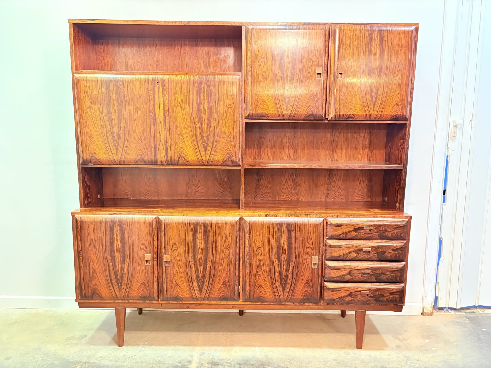 Aparador Librería danés by H.P. Hansen para Hasa España 1960’s