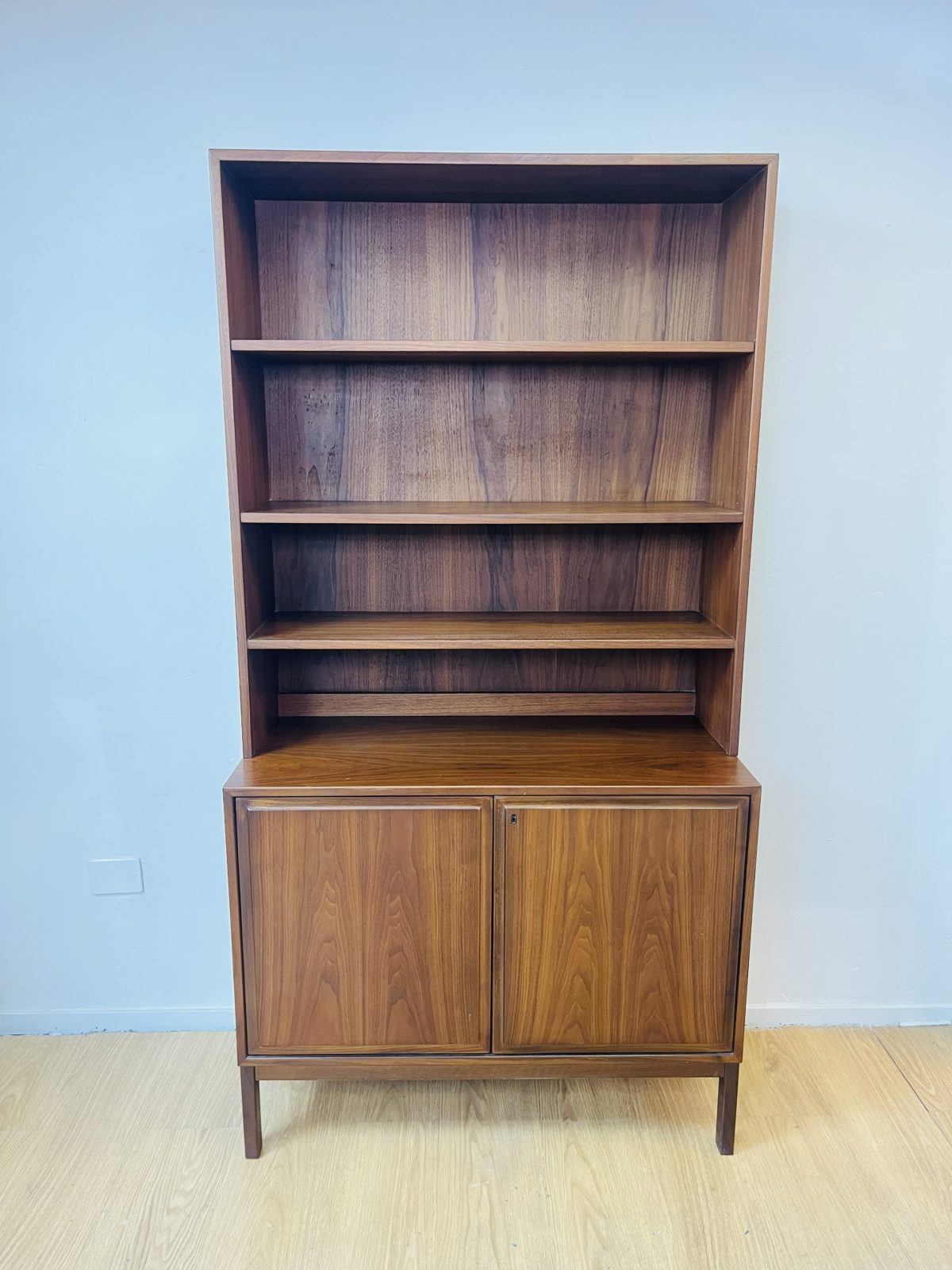 Librería sueca de teca Domi Monté by Nils Jonsson Linje 1960’s