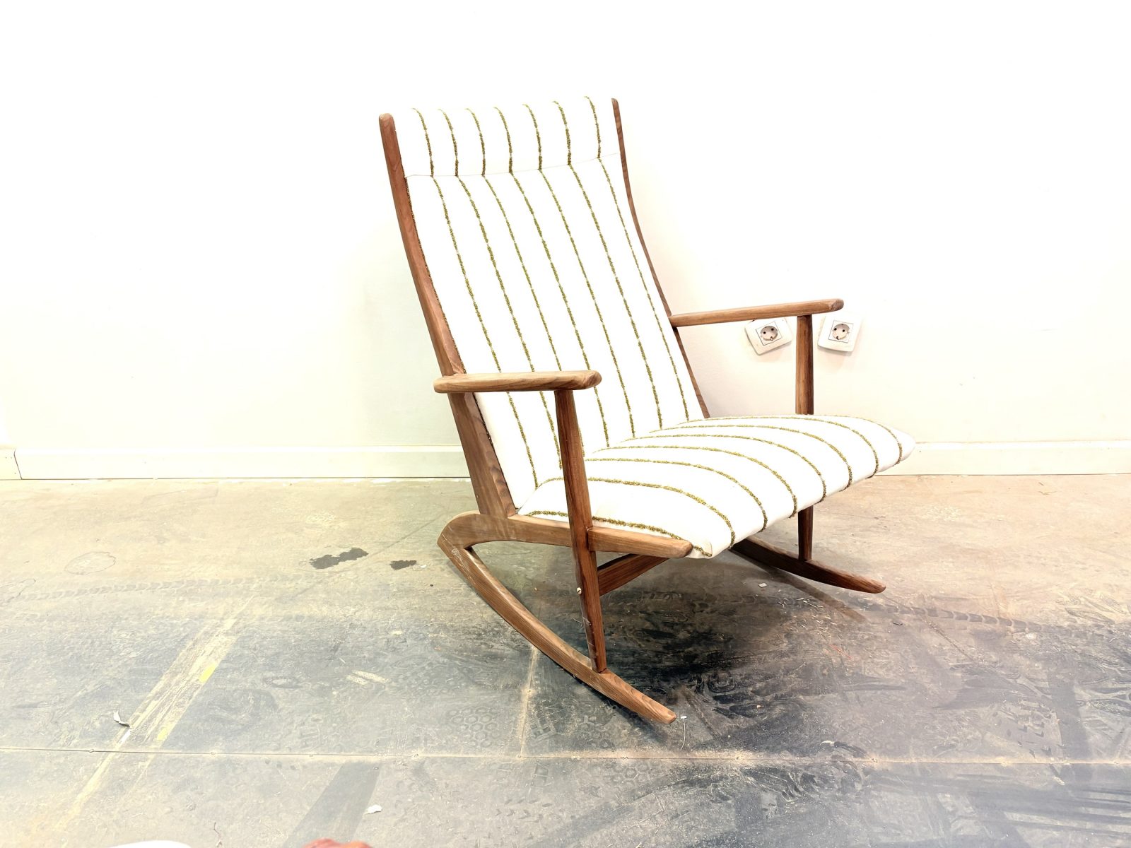 Mecedora danesa midcentury by Soren Georg Jensen para Kubus 1950’s