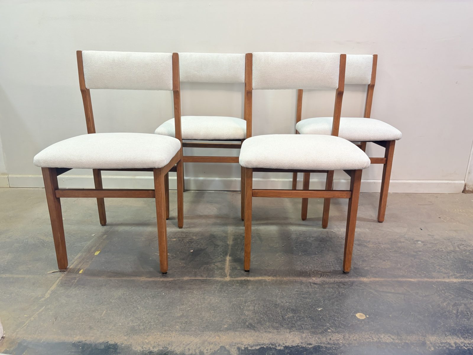 Set de 4 sillas midcentury by Mobler Tapper Dinamarca 1950’s